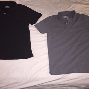 Gray Arizona Polo L, Navy Blue Old Navy Polo M